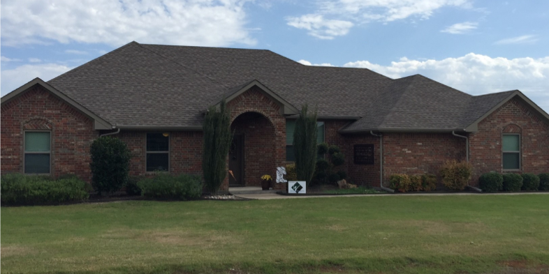 A beautiful house with big entrance