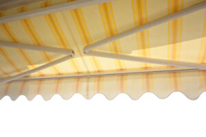 Balcony,Awning,Isolated,On,White,Background