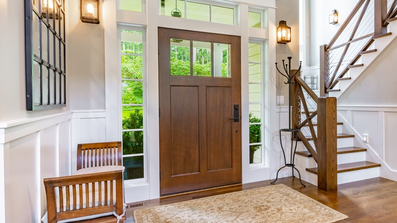 exterior front doors with glass